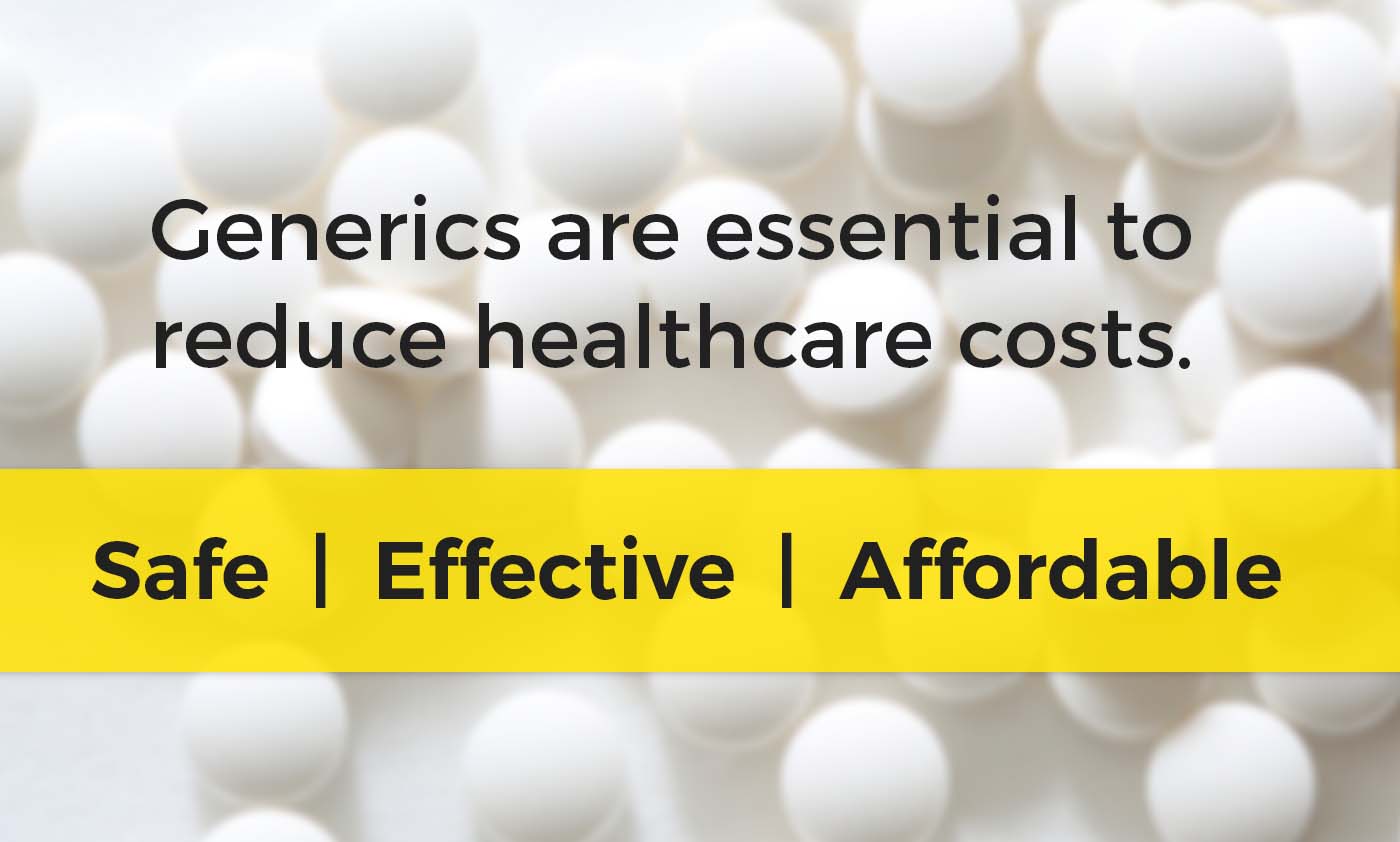 Generics are essential to reduce healthcare costs